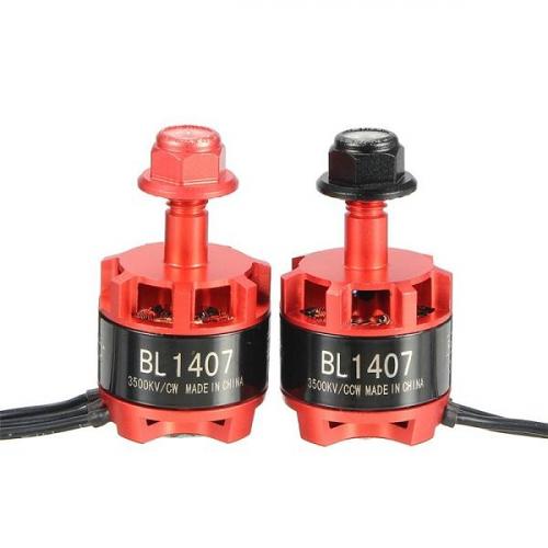 Multicopter motor BL 1407 3500KV for FPV racers 150-180 size CW+CCW 