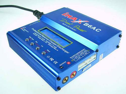 iMAX B6AC AC-DC RC Lipo Battery Balance Charger - Blue (EU Plug) 12/240v 