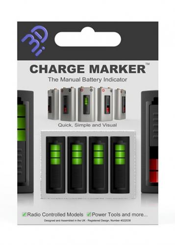 Charge Marker Manual Battery Indicator 4pcs 