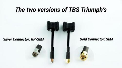 TBS Triumph 5.8GHz CP FPV antennas SMA (set of 2pcs) 