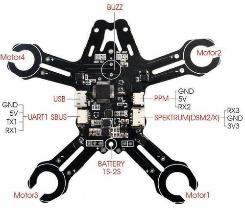 SP Racing F3 Brush PDB Quadcopter frame kit/combo 