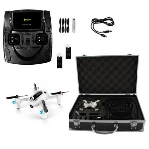 Hubsan FPV X4 Plus H107D+ With Flight case & 1 extra Lipo battery