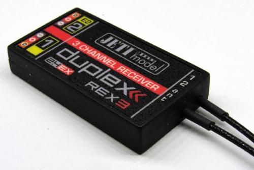 Jeti Duplex receiver 2.4EX REX3 20cm antenna 