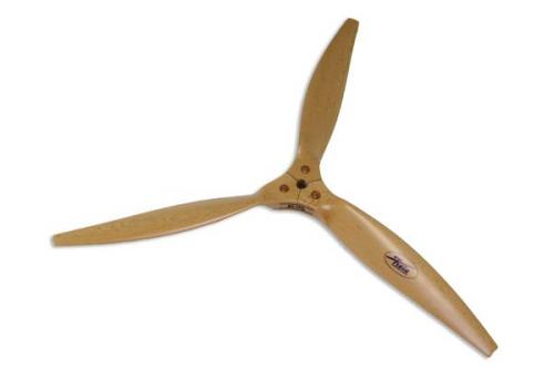 Fiala 3-Blades 20x10 Electro E3 woodpropeller - nature 