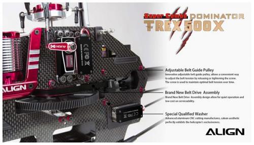 Align T-REX 500X Dominator Top Combo
