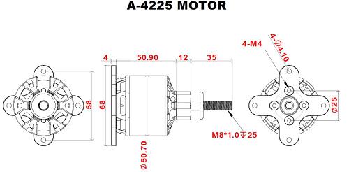 Scorpion Airplane Freestyle A-4225 PNP Combo (6s/90E+/20cc-25cc+/3108w) 