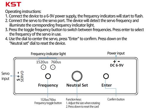 KST Servo Programming Tool Kit 3- USB For V6 & V8 servos 