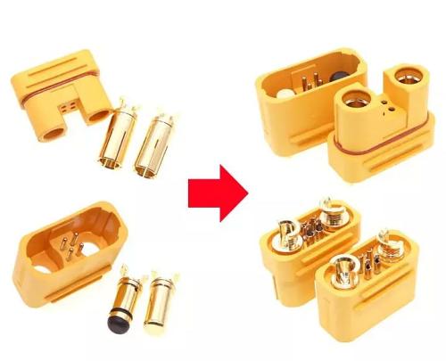 Amass AS150U Gold Plated 7mm Anti Spark Connector 