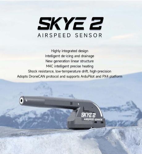 CUAV Skye 2 DroneCAN Air Speed Sensor Module (Heated Pitot) 