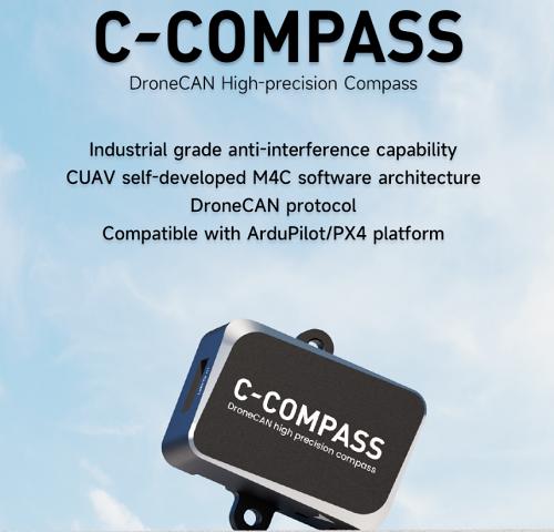 CUAV New DroneCan High Precision RM3100 Magnetic C-Compass 