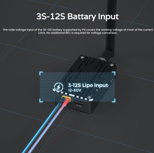 CUAV P9 Radio Drone Telemetry Ground and Air units up to 40km 