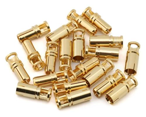 RCPROPLUS RCA 6808 SPC P10 6mm Supra X Gold Bullet Connectors 10 pair