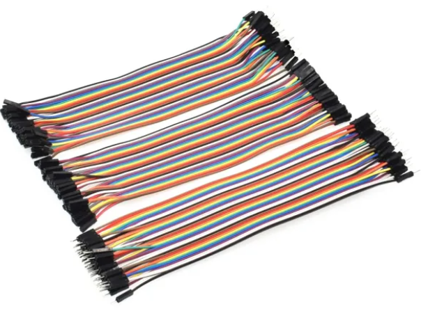 40Pin 20cm DuPont 1P-1P Wire Jumper Cables Socket to Socket Female-Female  (F-F)